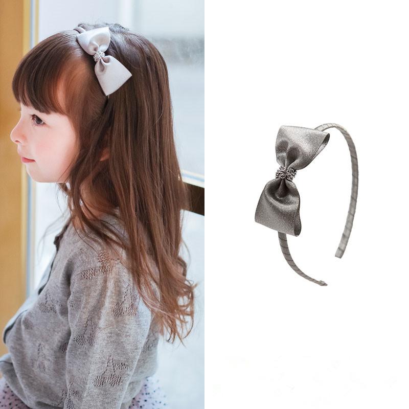 新品 女児 プリンセス フレンチスタイル キラキラ シルバー リボン 手作り ハンドメイド カチューシャ ..