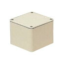 未来工業 プールボックス 正方形 ノック無 150×150×100(4)mm ベージュ 1個