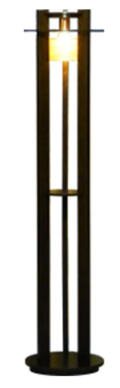 ABOVO woody ring-LED フロアスタンド（大）オールナット F3223LE-V