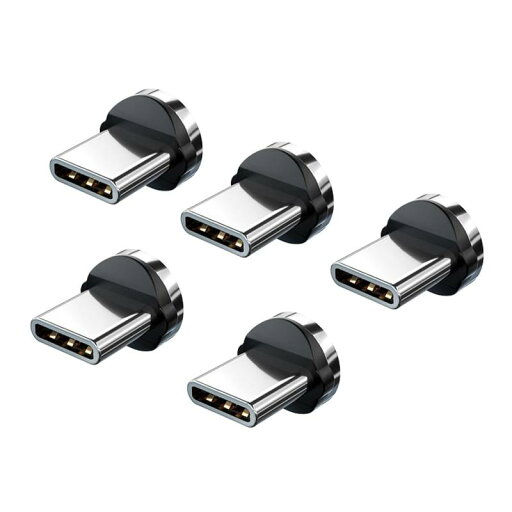 YFFSFDC マグネット充電 ケーブル用端子 【5個セット】 2.4A 専用 TypeC マグネット端子防塵プラグ 磁気ヘッド YFFSFDC マグネット充電 ケーブル用端子 【5個セット】 2.4A 専用 TypeC マグネット端子防塵プラグ 磁気ヘッド