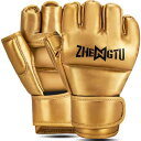 ZHENGTU オープンフィンガーグローブ MMA 総合格闘技 パンチンググローブ ボクシング キックボクシング トレーニンググローブ パウンドグローブ | 高耐久PUレザー 衝撃吸収SBRフォーム | フルカ(3)