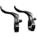 SENQI 自転車ブレーキレバー 左右セット ブラック22.2mm-31.8mm