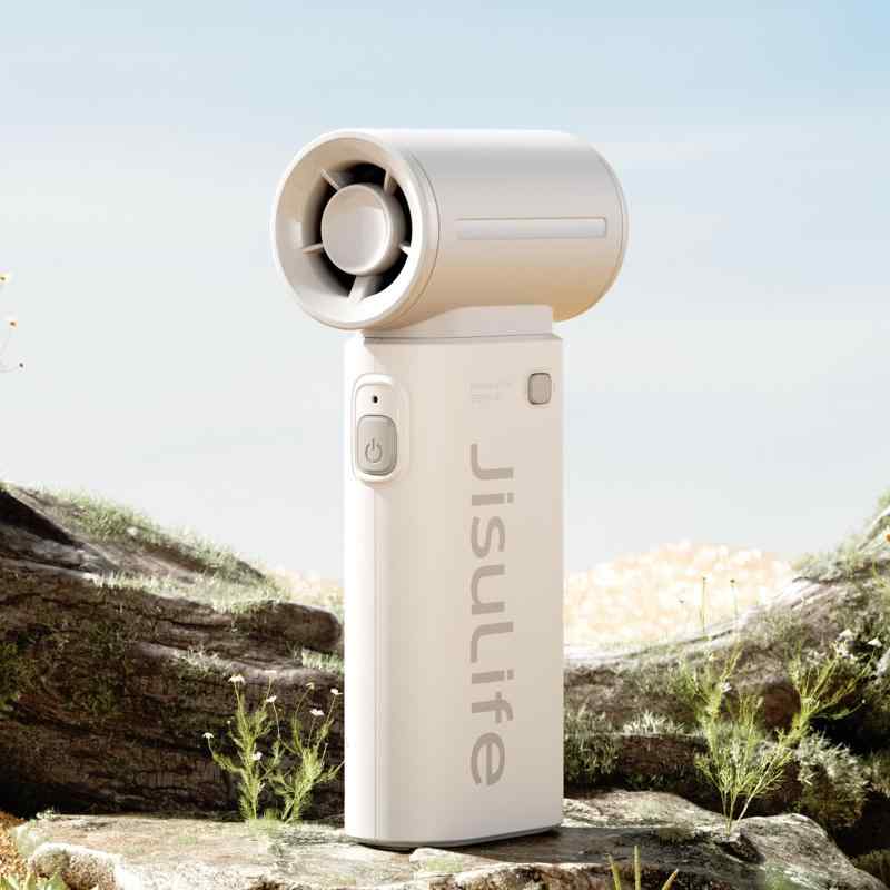 JISULIFE 小型扇風機 ハンディファン 5段階風量調節