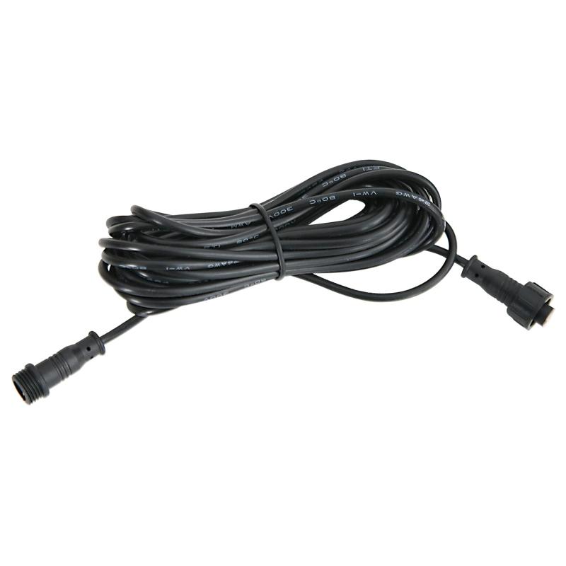 GWSOLAR 5m ポンプ 延長ケーブル 複数延長可【接続対応機種 GW-FT205A, GW-FT500B】先端接続コネクター付、ケーブル外径 Φ4mm、コネクタ外径 9.6mm GWソーラー 【型番: PUMP-FT205A,FT500B-DC-C