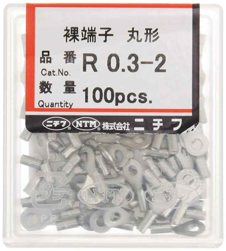 ニチフ 裸圧着端子 R形(100P) R