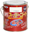 アサヒペン 塗料 ペンキ 油性スーパーコート 0.7L ツヤ消し白 油性 多用途 艶消し 1回塗り 超耐久 ロングライフペイント サビドメ剤配合 紫外線劣化防止...