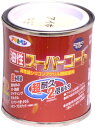 アサヒペン 塗料 ペンキ 油性スーパーコート 1/12L アイボリー 油性 多用途 ツヤあり 1回塗り 超耐久 ロングライフペイント サビドメ剤配合 紫外線劣化防止剤配合 日本製