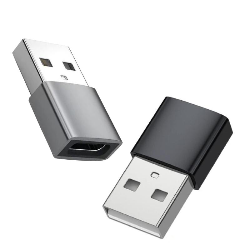 USB 変換アダプタ 【2個セット】 タイプc usb 変換 OTG対応 Type C (メス) to USB 2.0 (オス) 変換アダプタ 480Mbps高速データ転送 小型 充電対応 MacBook/iPad Pro/Sony Xperia/パソコン/タブレットなど対応 変換