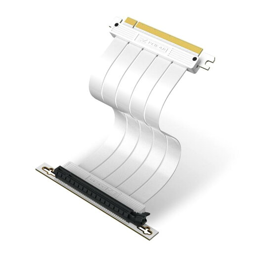 EZDIY-FAB PCIe 4.0 X16ライザーケーブル 高速シールド垂直GPUマウント用 PCI-E Gen4対応 延長ライザーカード 直角コネクタ 白 - 20cm 90度 EZDIY-FAB PCIe 4.0 X16ライザーケーブル 高速シールド垂直GPUマウント用 PCI-E Gen4対応 延長ライザーカード 直角コネクタ 白 - 20cm 90度