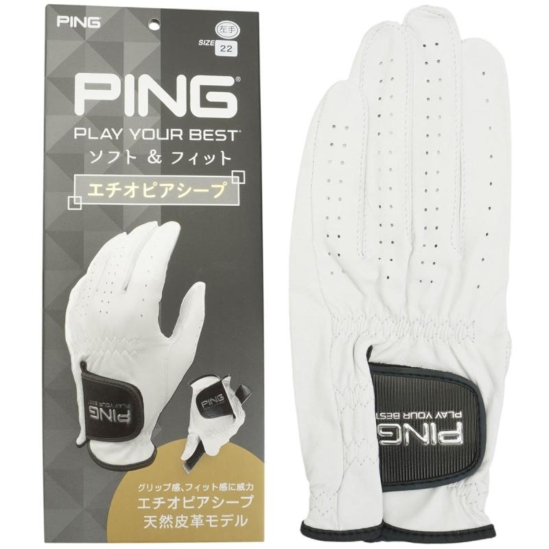 PING GL-P2301 羊革グローブ PING (右利き（左手用）24cm)