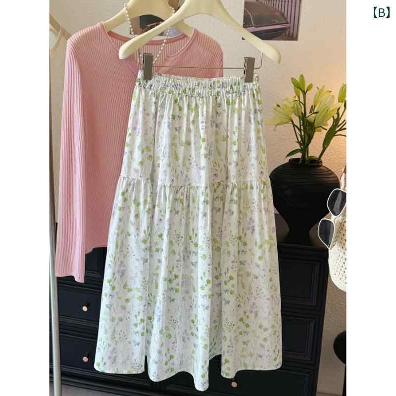 春 コーデ レディース ファッション オシャレ アイテム カワイイ コーデ シンプル きれい ナチュラル 上品カジュアル 用 レトロ ブルー デニムスカート スカート ハイウエスト スリム ワイド スイング Aライン ロング丈