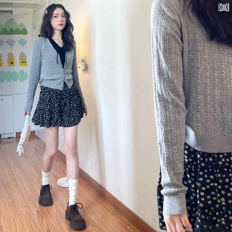 ブラック 小花柄 シフォン ティアード ミニスカート レディース 女性用 夏物 ハイウエスト 着痩せ Aライン 小柄 低身長 スカート ボトムス