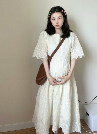 妊婦 マタニティ ワンピース 夏物 半袖 ロング丈 レース 上品 カジュアル ゆったり 大きいサイズ おしゃれ レディース 妊婦 マタニティ ワンピース 夏物 半袖 ロング丈 レース 上品 カジュアル ゆったり 大きいサイズ おしゃれ レディース