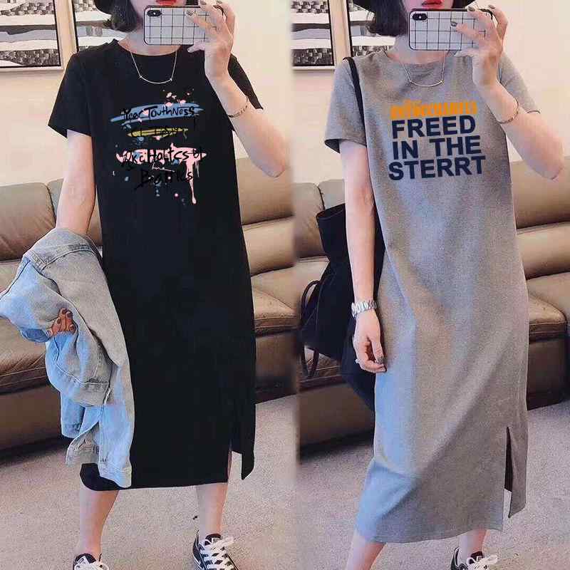 授乳服 マタニティウェア Tシャツワンピース 夏 お出かけ ママ向け おしゃれ トレンド 大きいサイズ ゆったり 体型カバー 着痩せ