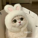 可愛い 愛らしい キュート な 猫 犬 用 ペット コスプレ 変身 グッズ ウサギ の 立ち 耳 帽子 かぶりもの ヘッド アクセサリー 写真 撮影 フォトジェニック SNS 映え 人気 ファッション 小物