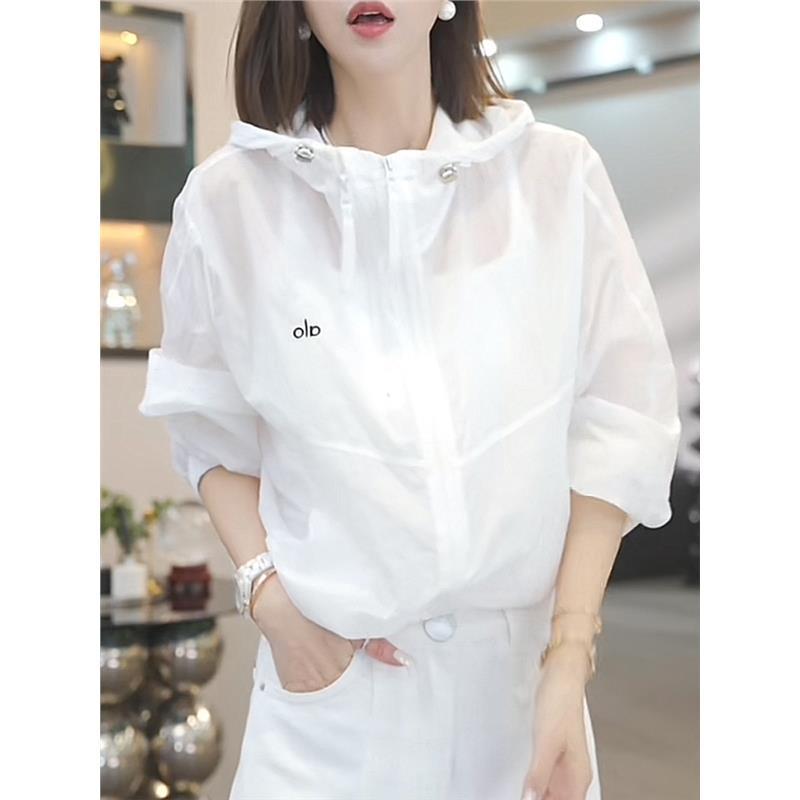 欧風スタイル おしゃれ スタイリッシュ ダブルファスナー フード付き UVカット 日焼け対策 薄手 軽量 ゆったり 快適 アウトドア 夏用 レディース ジャケット トップス 羽織り アウター