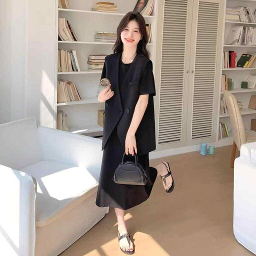 マタニティ 妊婦服 黒色 上品 エレガント 高級感 ゆったり リラックスフィット 体型カバー オフィス ビジネス 通勤 フォーマル 仕事着 スーツ地 ベスト ジレ チョッキ ワンピース ドレス ツーピース 2点セット 夏 夏物 新着 マタニティ 妊婦服 黒色 上品 エレガント 高級感 ゆったり リラックスフィット 体型カバー オフィス ビジネス 通勤 フォーマル 仕事着 スーツ地 ベスト ジレ チョッキ ワンピース ドレス ツーピース 2点セット 夏 夏物 新着