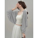 高級感 上品 エレガント グレー 接触冷感 アイスシルク ニット カーディガン レディース 女性用 夏用 薄手 薄地 UVカット 紫外線対策 日焼け防止 冷房対策 羽織り ドルマンスリーブ コウモリ袖 トップス トレンド おしゃれ