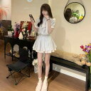 新作 上品 学院風 プレッピー スタイル 青色 ブルーストライプ柄 シャツワンピース レディース 女性用 夏物 夏服 小柄 低身長さん向け ウエストマーク ウエスト絞り Aラインシルエット フレアロングワンピース