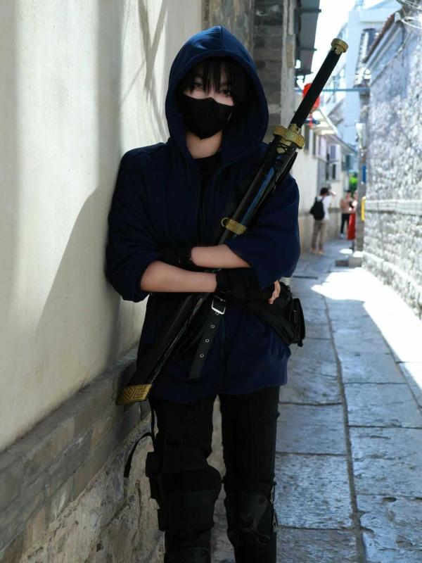 張起霊 コスプレ 衣装 夏物 薄手 メンズ 男性用 機能性 ファスナー ジップアップ フード付き パーカー カーディガン スウェット 小哥 同型 アウター ジャケット 羽織り 上着