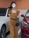 レディース 女性用 トレンド おしゃれ ファッション オールインワン サロペット コンビネゾン 上品 エレガント 気品あふれる 大きいサイズ ゆったりサイズ ビッグサイズ 小柄向け 低身長向け 一枚着