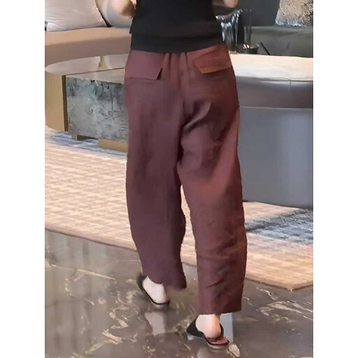 レディース 女性用 体型カバー 大きいサイズ ゆったり 楽ちん ハイウエスト 綿麻 コットンリネン リネン 麻 細見え スタイルアップ ストレート ワイドシルエット クロップドパンツ 九分丈 アンクル丈 着回し抜群 おしゃれ 春夏 レディース 女性用 体型カバー 大きいサイズ ゆったり 楽ちん ハイウエスト 綿麻 コットンリネン リネン 麻 細見え スタイルアップ ストレート ワイドシルエット クロップドパンツ 九分丈 アンクル丈 着回し抜群 おしゃれ 春夏