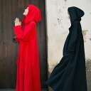 オリジナルデザイン 綿麻素材 飾り結びボタン 禅意溢れる 魔女風スタイル ゆったり ルーズフィット フード付き 長袖 ロング丈 マキシ丈 春物 薄手コート カー...