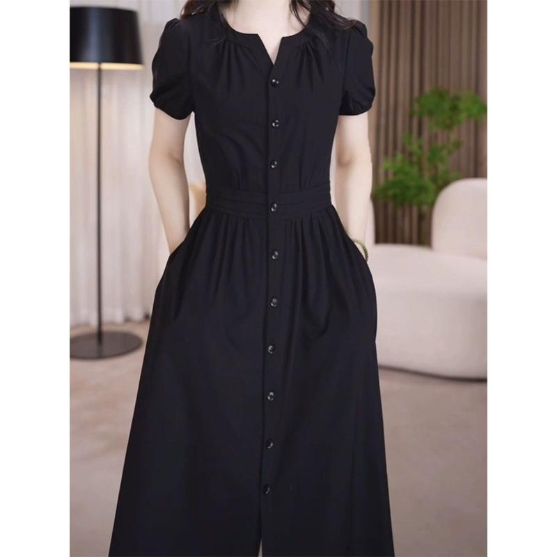 上質 アイスシルク 接触冷感 四方向ストレッチ 優雅 エレガント フォーマル パーティードレス 女性用 夏 ウエストシェイプ 体型カバー 着痩せ 細見え ワンピース