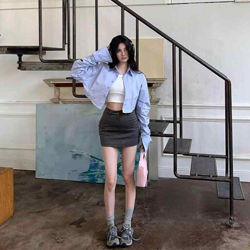 レディース 女性用 ショート丈 ブルー 青色 ブラウス シャツ 春夏物 甘辛ミックス クール可愛い 個性派 デザイン性 他と被らない 長袖 UVカット 日焼け対策 羽織り アウター レディース 女性用 ショート丈 ブルー 青色 ブラウス シャツ 春夏物 甘辛ミックス クール可愛い 個性派 デザイン性 他と被らない 長袖 UVカット 日焼け対策 羽織り アウター