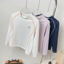 春秋の季節にぴったりな 薄手の生地で軽くて快適な 吸汗速乾機能付き 汗をかいてもベタつかない 柔らかい肌触りの裏起毛フリース素材 ドライTシャツ カットソー トップス