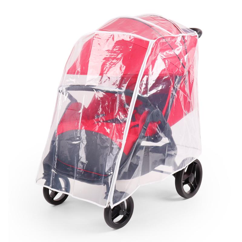双子用 ベビーカー 二人乗り 乳母車 赤ちゃん 子供 幼児 向けの 防風 雨よけ レイン カバー 風よけ シート 全天候型 悪天候 対策 多機能 保護 シールド