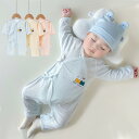 新生児 ベビー 赤ちゃん 幼児 夏物 夏用 薄手 薄地 ロンパース カバーオール ボディスーツ 肌着 腹巻き お腹ガード 冷房対策 エアコン対策 寝冷え防止 ルームウェア 斜め前開き 打ち合わせ 紐結び