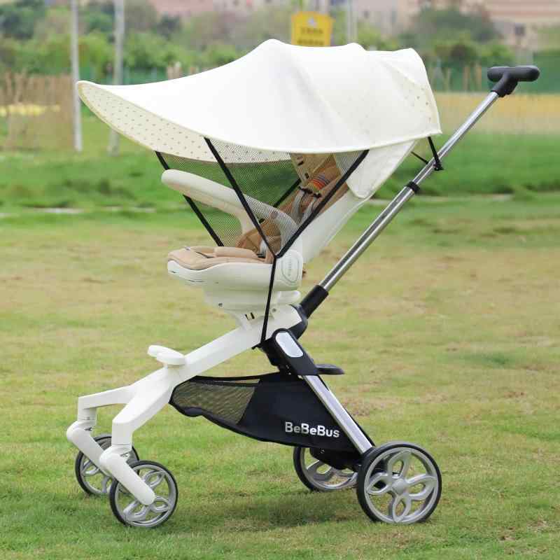 汎用 多目的 ベビーカー 用 ロング 延長 日よけ カバー 紫外線対策 UVカット サンシェード 遮光 日除け 幌 乳母車 アクセサリー お散歩 便利グッズ