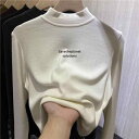 子供服 キッズ ジュニア 男女兼用 小中学生 徳絨 デロン あったか 温かい 発熱素材 長袖 ハーフネック セミハイネック インナー カットソー トップス 重ね着 秋冬 防寒 厚手 おしゃれ