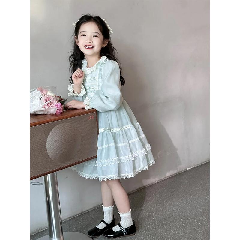 ロリータ 女児用 女の子向け プリンセスドレス お姫様ドレス 夏物 新作 おしゃれ 華やか エレガント 高級感 上品 ワンピース フォーマル 誕生日 セレモニードレス パーティードレス 記念日 発表会 イベント 衣装 夏服