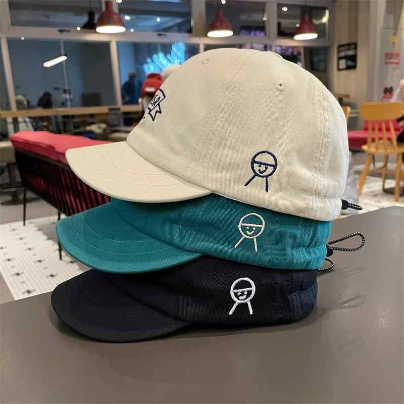 子供用帽子 キッズキャップ ベビーハット 春秋 おしゃれ カジュアル ショートブリム サイズ調整可能 親..