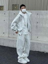 春秋 シーズン ゆったり リラックス シンプル カジュアル スポーツ 上下セット 男性用 メンズ 流行 トレンド 着回し抜群 万能 フード付き パーカー ジャケ...