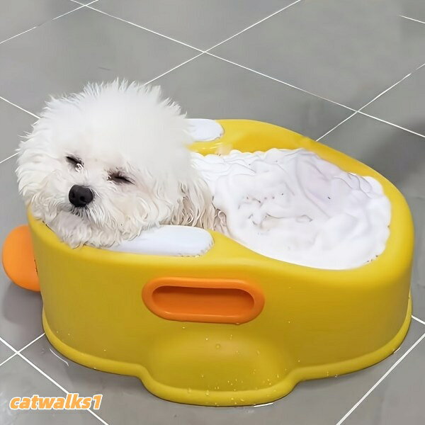 ペットフレンドリー | 犬用バスチブ、吊りやすい、小型から中型の犬に最適 、犬 猫...