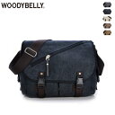 WOODYBELLY ショルダーバッグ メンズ 帆布 キャンバス生地 5ポケット斜め掛け 斜めかけバッグ 大容量 多収納 軽量 軽い a4 通学 通勤 男性 誕生日 父の日 レディース プレゼント 肩掛けバッグ 帆布バッグ 旅行用カバン コットンバッグ 鞄 ブランド