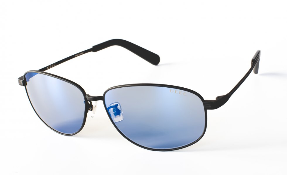 DEEC DAYTONA ディーク デイトナ 1907 Blue Mirror / Matte Black (ブルーミラー/マットブラック) ドライビング サングラス チタンフレーム 日本製 鯖江　ブルーミラー仕様 2
