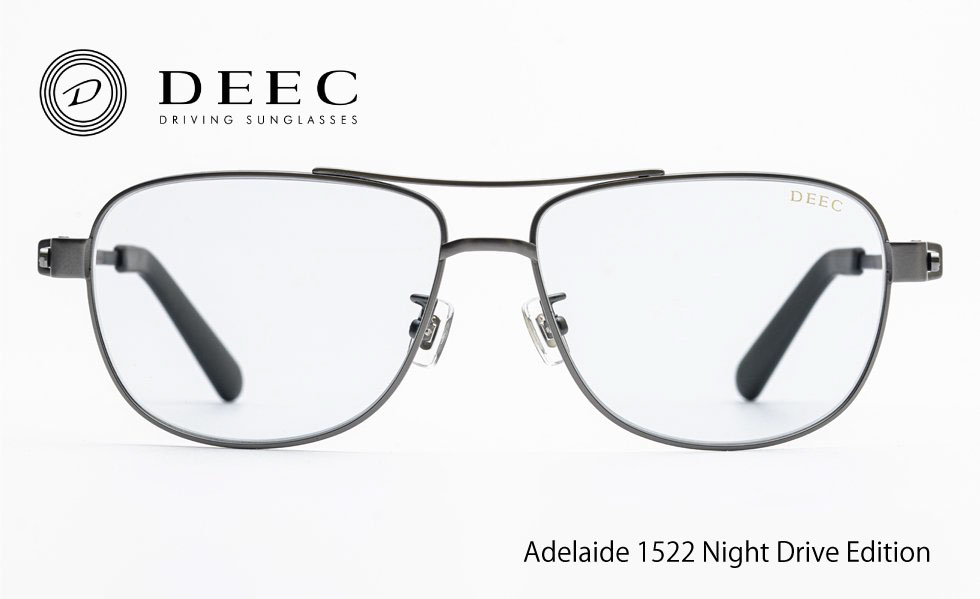 DEEC Adelaide 1522 Night Drive Edition ǥ ǥ졼 1522 ʥȥɥ饤֥ǥLight Gray / Matte Black (饤ȥ졼/ޥåȥ졼 1522) ʥȥɥ饤ӥ 󥰥饹 ե졼 ĻƩΨ75...
