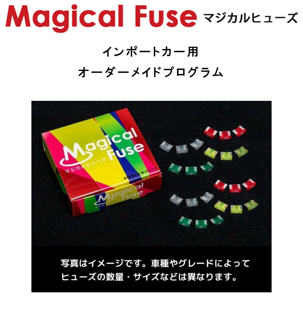 【国内正規販売店】 マジカルヒューズ　フルキット　輸入車用　オーダーメイドプログラム　4輪車 全モデル対象。　お客様のためだけのスペシャルキットをお見積りし、製作します。　※最終的な金額はご注文後に確定となります。