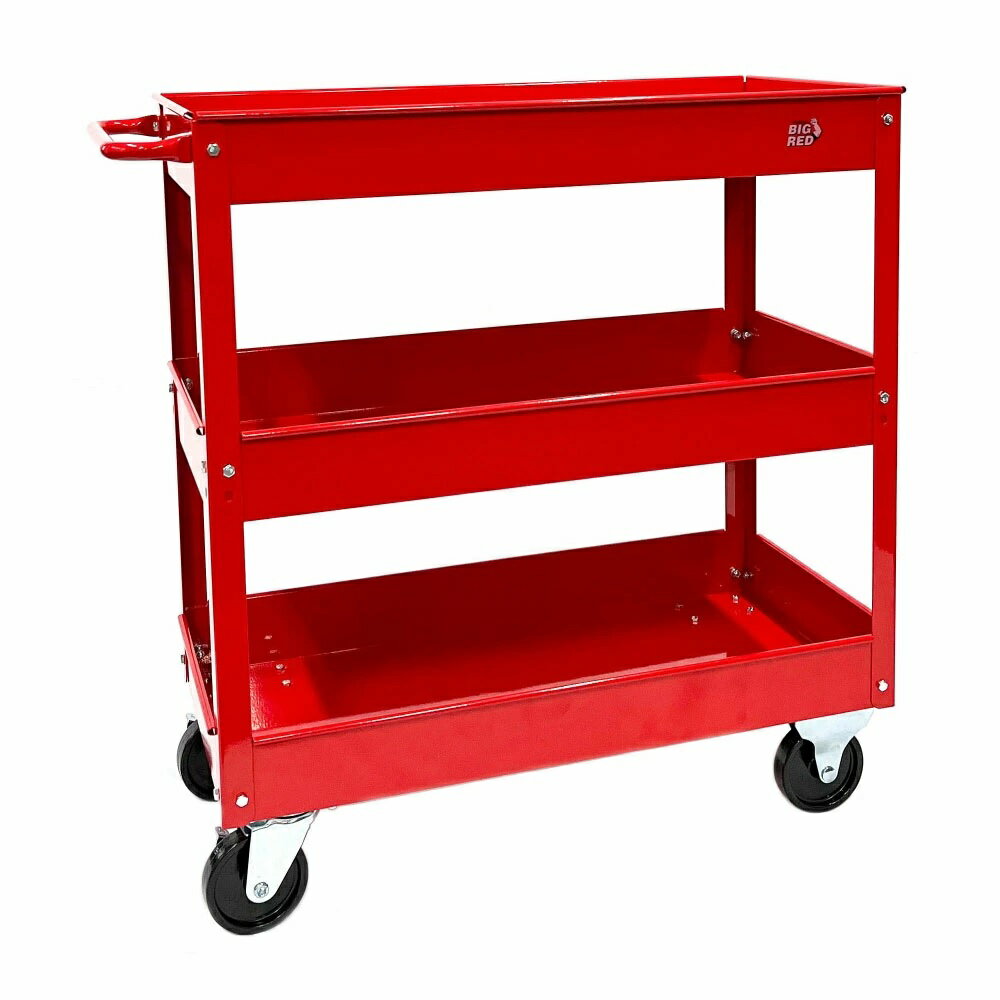 スペシャルワゴン TL302 工具箱 ワゴン キャスター ストッパー 収納 点検 整備 作業 レッド 赤