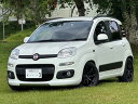 【piu panda】FLATOUT FIAT PANDA フロントリップスポイラー黒ゲル仕上げ | フラットアウト フィアット パンダ用 フロントリップスポイラー ブラック ノスタルジー ドレスアップ カスタマイズ カスタム