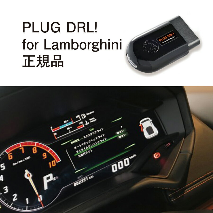 【国内正規販売店】PLUG DRL + for Lamborghini 作業不要 挿込むだけ Lamborghini用 コードテック CodeTech 工事不要 PL3-DRL-L001 送料無料 PLUG DRL