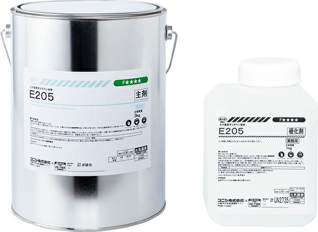 エポキシ | コニシボンド E205 4kg×4セット 超低粘度