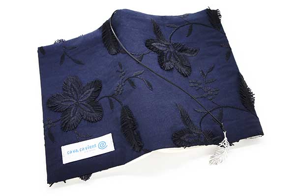 ブックカバー 私の夜はあなたの昼より美しい 布製 シック 文庫本サイズ