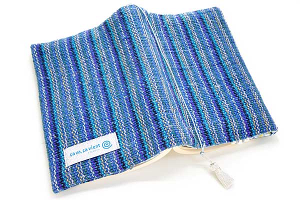 ブックカバー ちょっとワイルド 布製 シック 文庫本サイズ