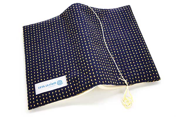 ブックカバー 瞥流派 布製 和柄 文庫本サイズ