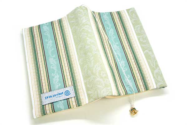 ブックカバー ロマンチック回廊 布製 シック 文庫本サイズ